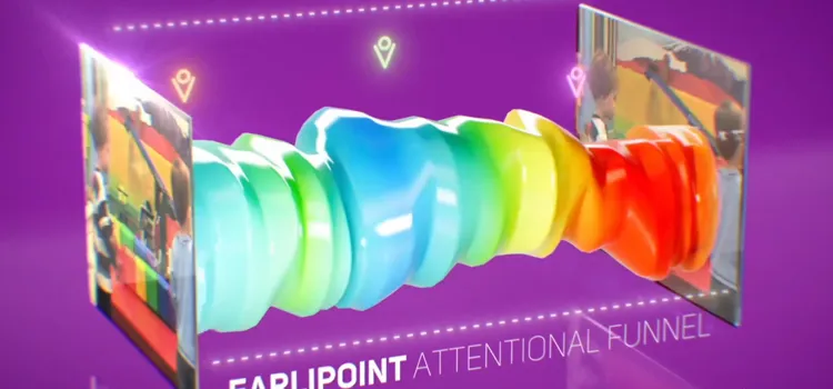 Medical illustration showing auditory waveforms for autism diagnosis