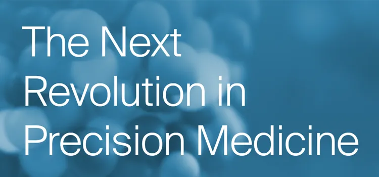 LinusBio website screenshot with the words "the next revolution in precision medicine"