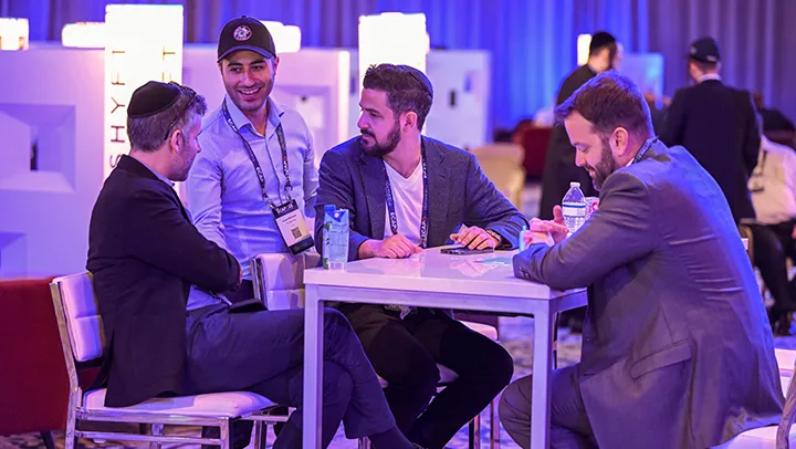 Healthcare professionals networking at eCapWest Summit conference